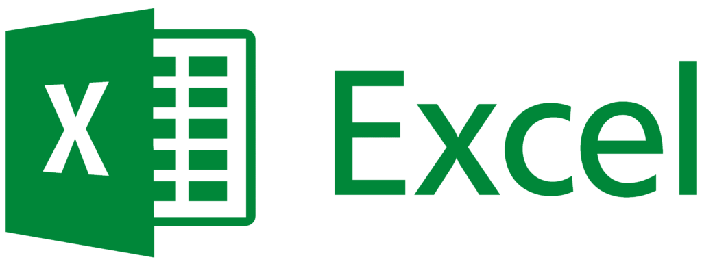 Microsoft Excel logo featuring the green "X" icon and the word "Excel".