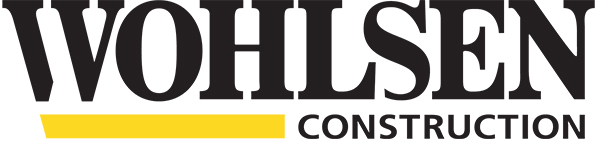 Wohlsen Construction logo. Construction services.